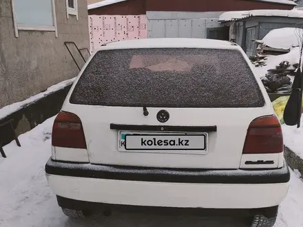 Volkswagen Golf 1993 года за 1 300 000 тг. в Астана – фото 4