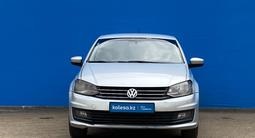 Volkswagen Polo 2017 года за 6 090 000 тг. в Алматы – фото 2