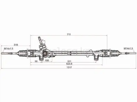 Рейка рулевая за 52 700 тг. в Павлодар