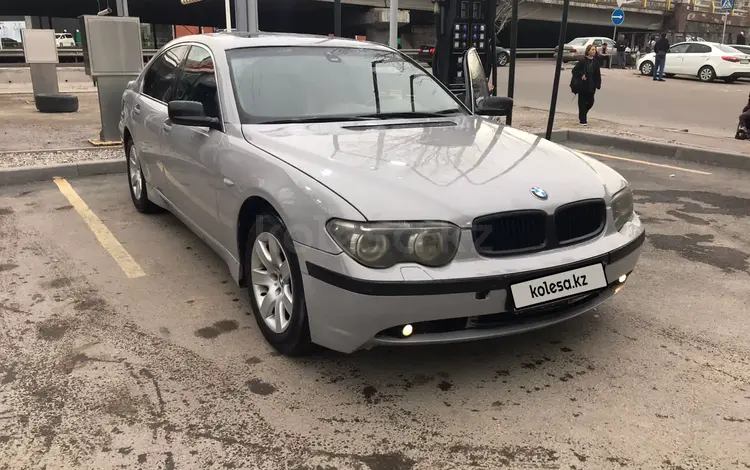 BMW 745 2002 годаүшін3 500 000 тг. в Алматы