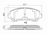 Колодки тормозные передние за 5 650 тг. в Талдыкорган