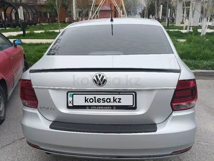 Volkswagen Polo 2016 года за 6 700 000 тг. в Шымкент – фото 8