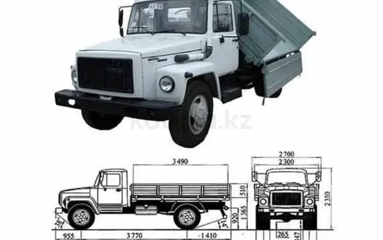 ГАЗ  3309 2024 года за 39 000 000 тг. в Костанай