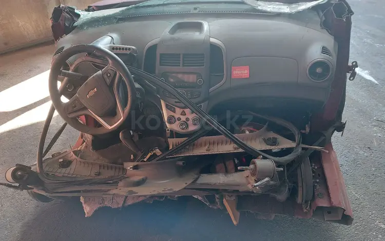 Торпедо Панель щиток проводка печка пластик на CHEVROLET AVEO T300 за 13 236 тг. в Алматы