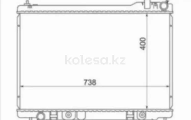 Радиатор двигателя за 33 300 тг. в Павлодар