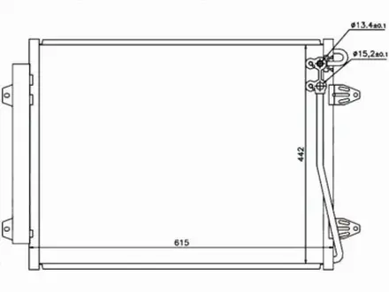 Радиатор кондиционера за 27 250 тг. в Алматы