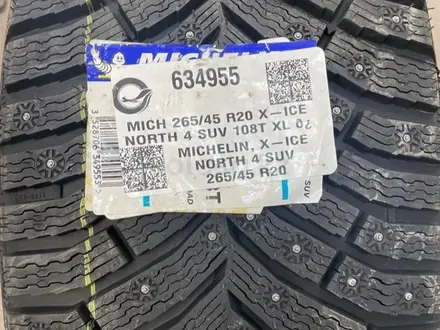 Michelin X-Ice North 4 SUV 265/45 R20 108T за 180 000 тг. в Астана – фото 3