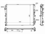 Радиатор охлаждения двигателя за 39 250 тг. в Шымкент