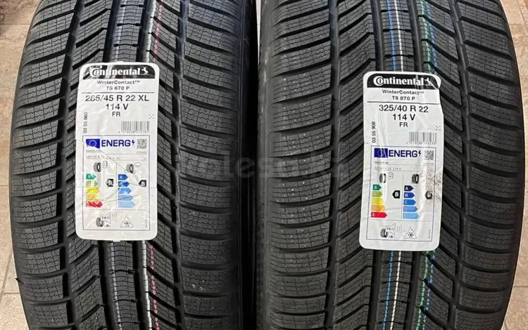 Continental Winter Contact TS 870 P 285/45 R22 325/40 R22 за 400 000 тг. в Шымкент