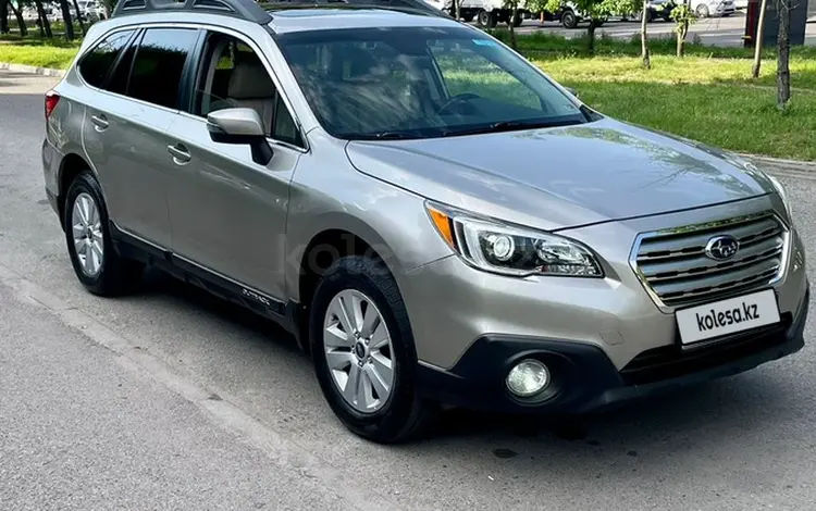 Subaru Outback 2016 годаүшін9 300 000 тг. в Алматы