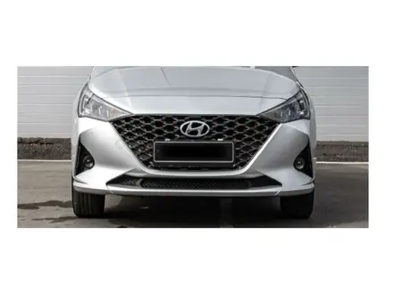 Бампер передний серебро Hyundai Accent 20-нв за 34 000 тг. в Усть-Каменогорск