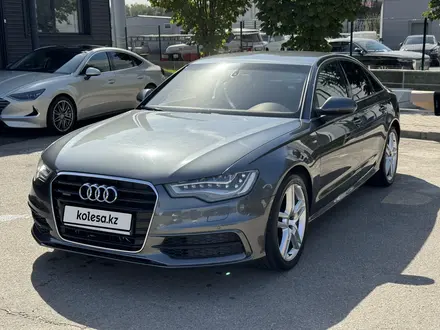 Audi A6 2014 года за 10 500 000 тг. в Алматы – фото 2