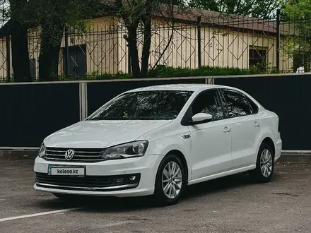 Volkswagen Polo 2017 года за 5 900 000 тг. в Алматы – фото 7