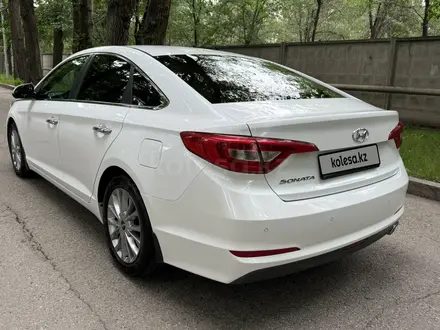 Hyundai Sonata 2016 года за 7 400 000 тг. в Алматы – фото 9
