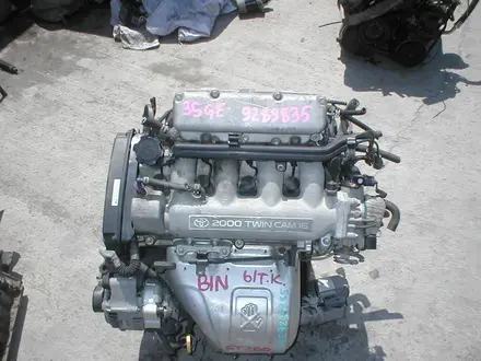 Привозной двигатель 4А 7А TOYOTA CARINA за 360 000 тг. в Алматы – фото 2