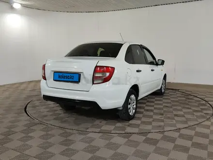ВАЗ (Lada) Granta 2190 2020 года за 1 750 000 тг. в Шымкент – фото 5