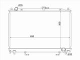 Радиатор Двигателя за 28 200 тг. в Алматы