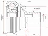 Шрус наружный , граната наружная за 11 050 тг. в Караганда