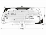 Стекло заднее с обогревом за 20 900 тг. в Павлодар