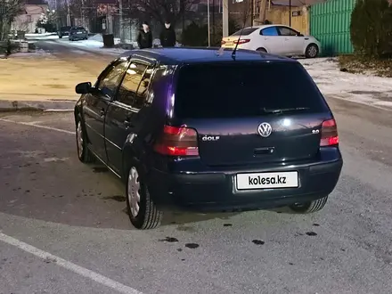 Volkswagen Golf 2001 года за 2 950 000 тг. в Шымкент – фото 2