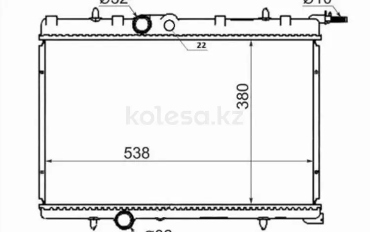 Радиатор двигателя за 23 900 тг. в Павлодар