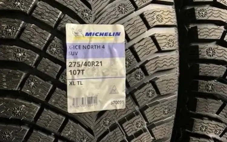 Шины зимние Michelin 275/40 R21 305/35 R21 XL X-ICE North 4үшін250 000 тг. в Алматы