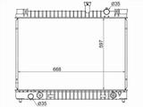 Радиатор охлаждения двигателя за 43 050 тг. в Талдыкорган