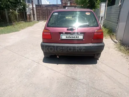 Volkswagen Golf 1992 года за 650 000 тг. в Тараз – фото 14