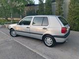 Volkswagen Golf 1993 годаүшін1 900 000 тг. в Тараз – фото 2