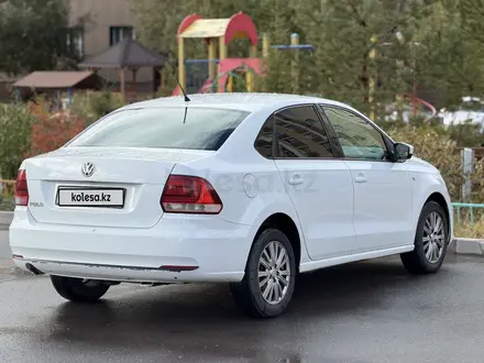 Volkswagen Polo 2015 года за 4 250 000 тг. в Астана – фото 3