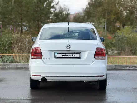 Volkswagen Polo 2015 года за 4 250 000 тг. в Астана – фото 6