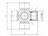 Крестовина рулевая за 2 550 тг. в Талдыкорган