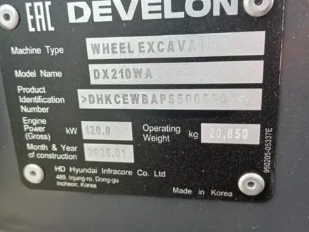 Doosan  DX210WA 2025 года в Алматы – фото 7
