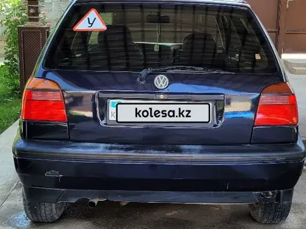 Volkswagen Golf 1994 года за 1 900 000 тг. в Шымкент – фото 4