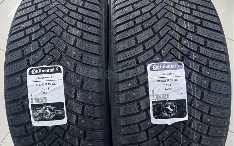 275/40/22 — 315/35/22 Зимние шины Continental за 1 000 000 тг. в Астана