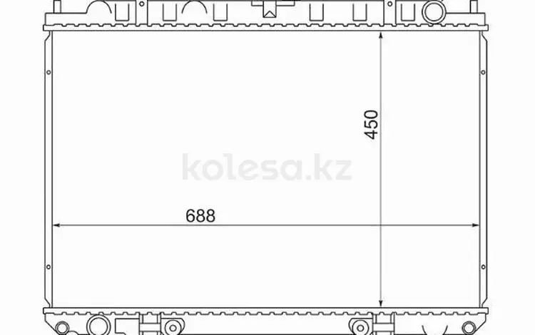 Радиатор двигателя за 28 700 тг. в Шымкент