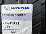 Michelin Latitude Sport 3 275/45 R21 и 315/40 R21үшін1 100 000 тг. в Усть-Каменогорск – фото 2