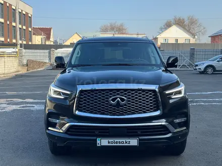 Infiniti QX80 2022 года за 33 000 000 тг. в Алматы – фото 2