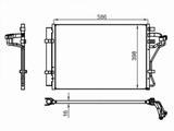 Радиатор кондиционера за 35 100 тг. в Алматы
