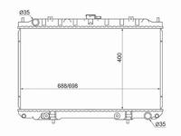 Радиатор двигателя за 22 350 тг. в Павлодар