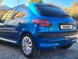 Peugeot 206 2005 года за 1 500 000 тг. в Талдыкорган – фото 5
