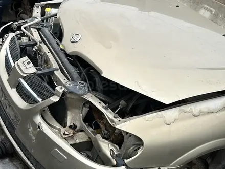Nissan almera авкат капот морда ноускат телевизор бампер авкат за 75 000 тг. в Алматы – фото 2