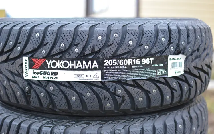 Yokohama Ice Guard IG55 205/60 R16 96T с шипамиfor47 000 тг. в Алматы