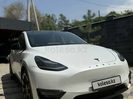 Tesla Model Y 2021 года за 18 700 000 тг. в Алматы – фото 4