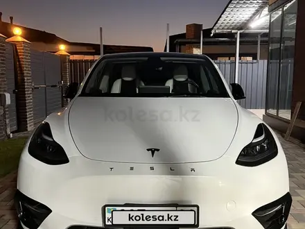 Tesla Model Y 2021 года за 18 700 000 тг. в Алматы – фото 10