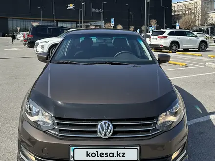 Volkswagen Polo 2016 года за 5 950 000 тг. в Шымкент – фото 2