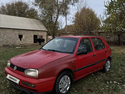 Volkswagen Golf 1993 года за 850 000 тг. в Аксукент – фото 2