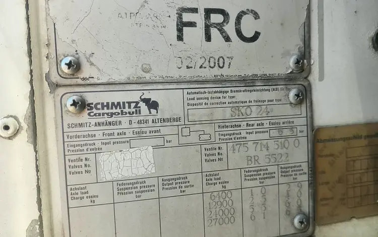 Schmitz 1997 года за 5 500 000 тг. в Алматы