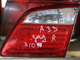 Задний левый правый фонарь (фара, плафон, стоп, габарит) багажника A33 за 10 000 тг. в Алматы – фото 4