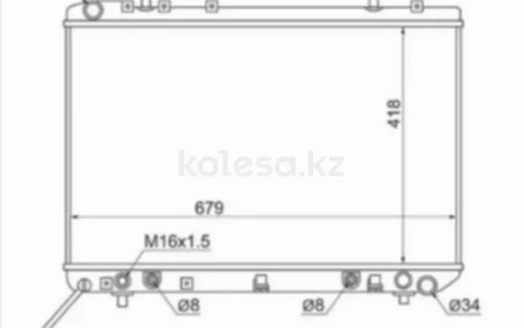 Радиатор двигателяүшін34 200 тг. в Астана